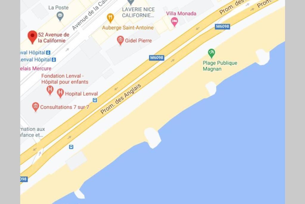 Leilighet Climatise, 50 M De La Prom, Wifi Nice